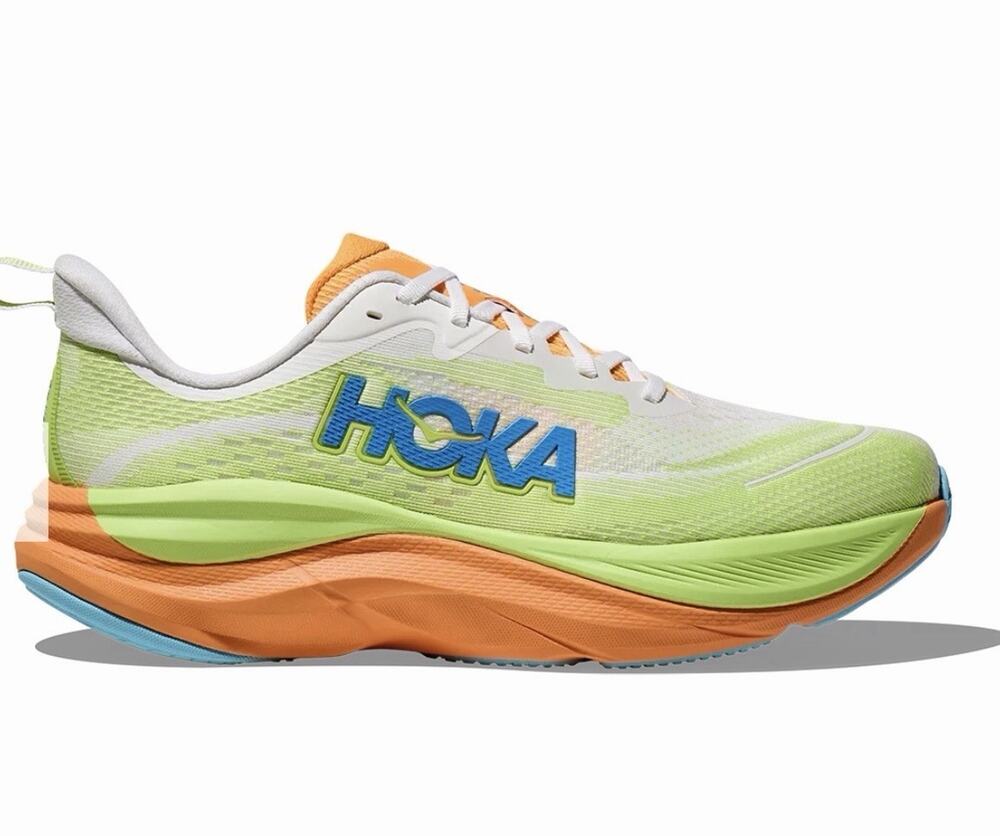 Hoka One One Skyflow 1155111 Running Shoes Frost/Solar Flare. Men’s 12.5